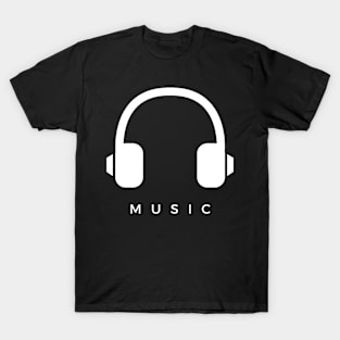 Music Audio Headphones T-Shirt